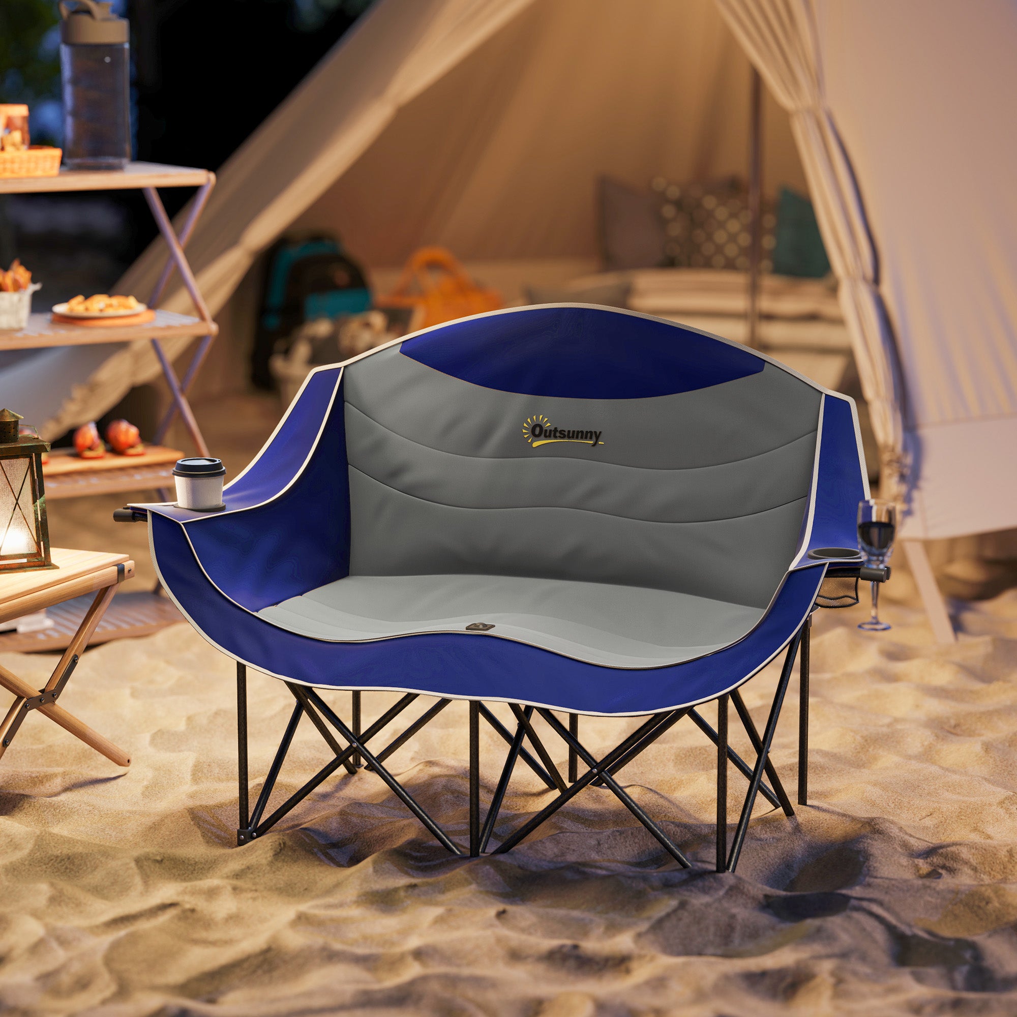 campingstuhl doppel Dolgulu Klapp-Doppel-Campingstuhl mit Armlehne, blau Camp4 Pasadena Campingstuhl, schwarz City-Helm Wheel Size:26