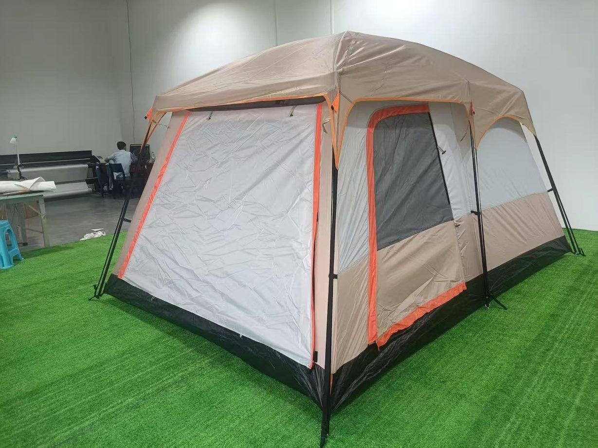 2-Zimmer-Zelt – Sonnen- und Regenschutz, Familiengröße